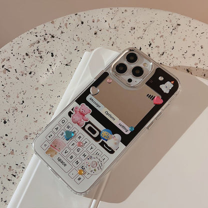 Mirrored Print Cellphone Phone Vintage Case FashionChic
