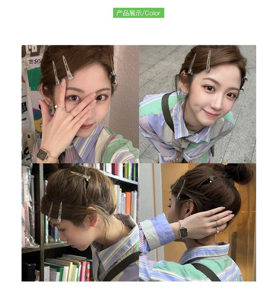 Clip Metallic Hair Set FashionChic