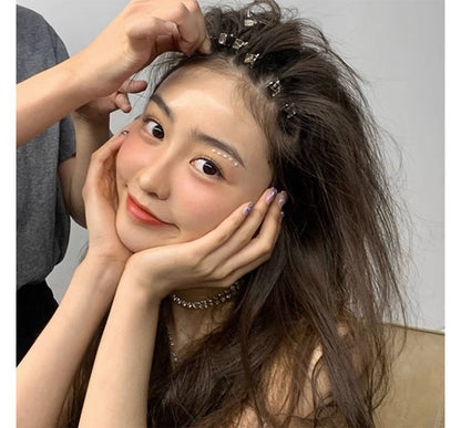 Clip Metallic Hair Set FashionChic