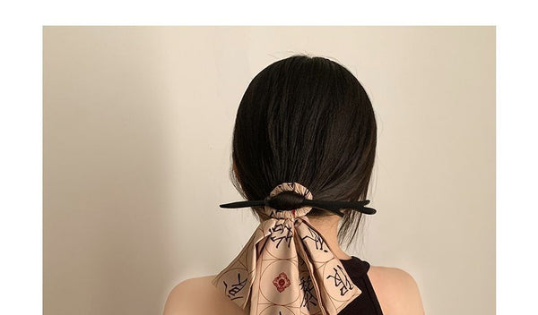 Hand Fan Chinese / Scrunchie Traditional Character FashionChic