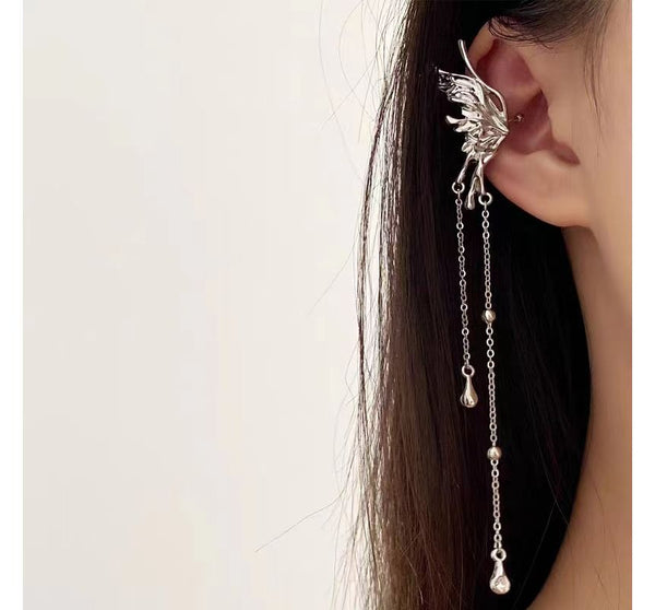 Earring Butterfly Chandelier Alloy FashionChic