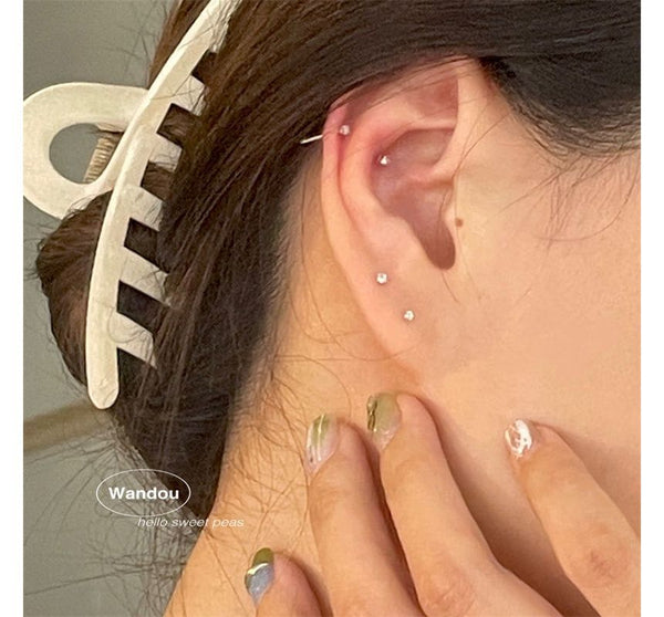 Earring Set: Alloy Pair Rhinestone Stud 2 FashionChic