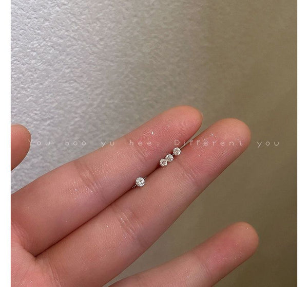 Earring Set: Alloy Pair Rhinestone Stud 2 FashionChic