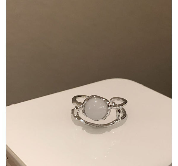 Ring Cross Faux Set Moonstone / Open FashionChic