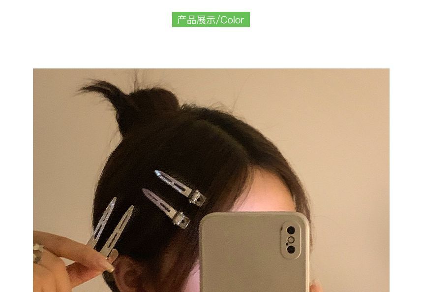 Hair Clip Metallic Set FashionChic