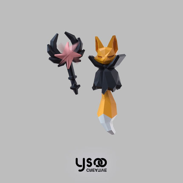 Fox Halloween Magic Staff Earring FashionChic