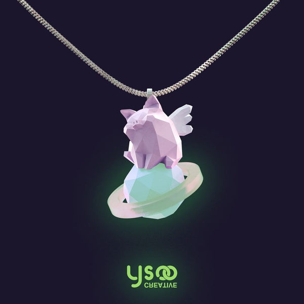Pig Necklace Planet FashionChic