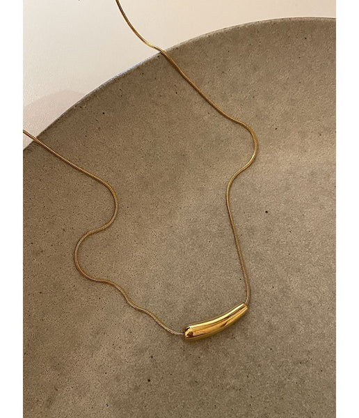 Necklace Pendant Curve FashionChic