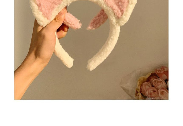 Cat Chenille Ear Headband FashionChic