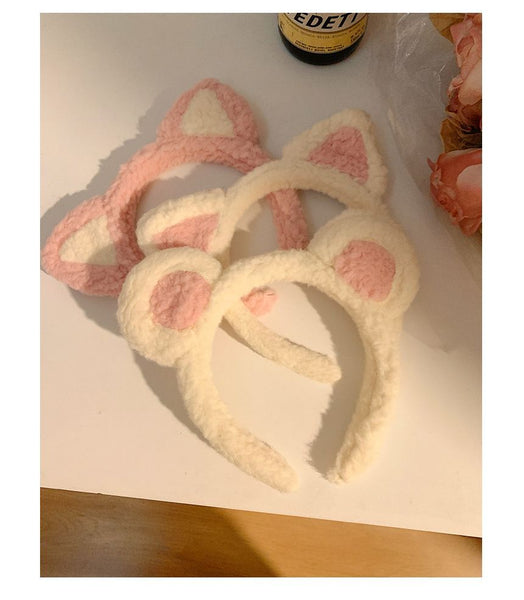 Cat Chenille Ear Headband FashionChic