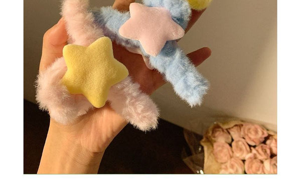 Star Hair Chenille Clamp FashionChic