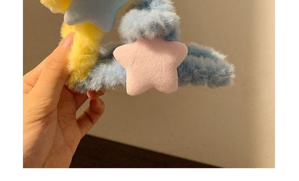 Star Hair Chenille Clamp FashionChic