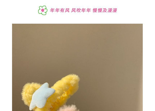 Star Hair Chenille Clamp FashionChic