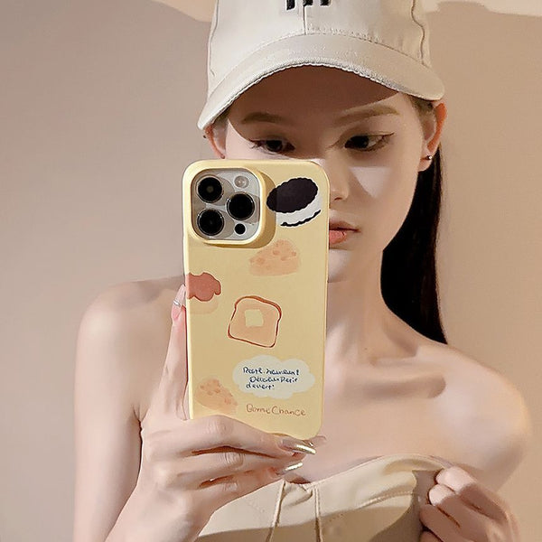 Case Phone Cheese Toast FashionChic