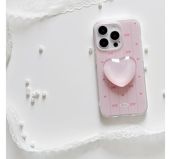 Stand Case Bow / Phone Heart FashionChic