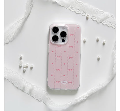 Stand Case Bow / Phone Heart FashionChic