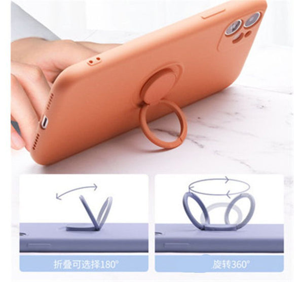 Stand Phone Ring Case Plain FashionChic