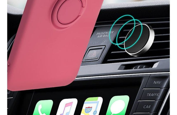 Stand Phone Ring Case Plain FashionChic