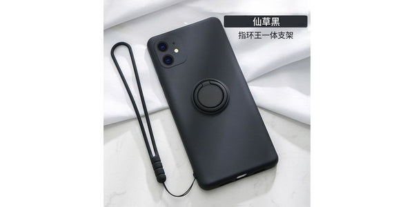 Stand Phone Ring Plain Case FashionChic