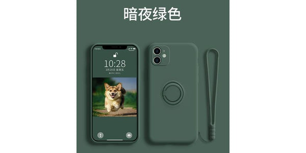 Case Ring Plain Stand Phone FashionChic