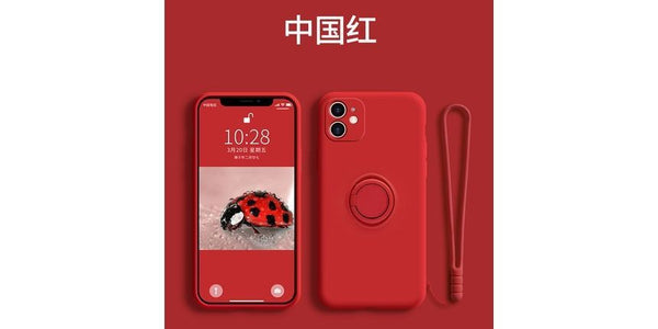 Ring Stand Phone Plain Case FashionChic