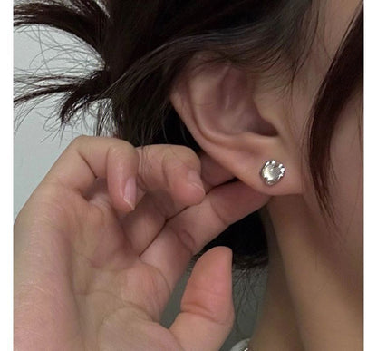 Stud Agate Earring Alloy FashionChic