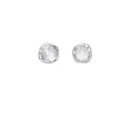 Stud Agate Earring Alloy FashionChic