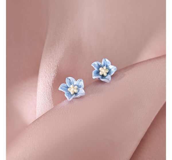 Acrylic Floral Earring Alloy Stud FashionChic