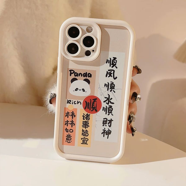Chinese Phone Characters Panda Case FashionChic