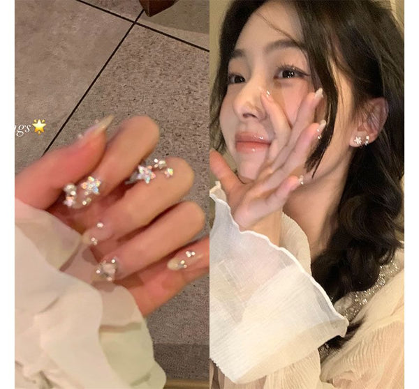 Cuff Alloy Pearl Faux Rhinestone Star Ear FashionChic