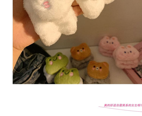 Chenille Face Wrist (Various Wash Animal Band Designs) FashionChic