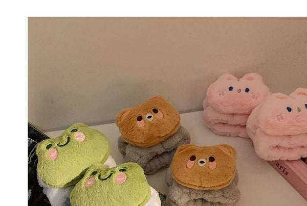 Chenille Face Wrist (Various Wash Animal Band Designs) FashionChic