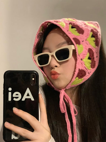 Triangle Knit Sunglasses Vintage (Various Designs) Headband / Square FashionChic