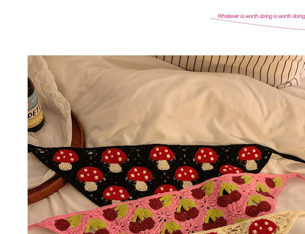 Triangle Knit Sunglasses Vintage (Various Designs) Headband / Square FashionChic