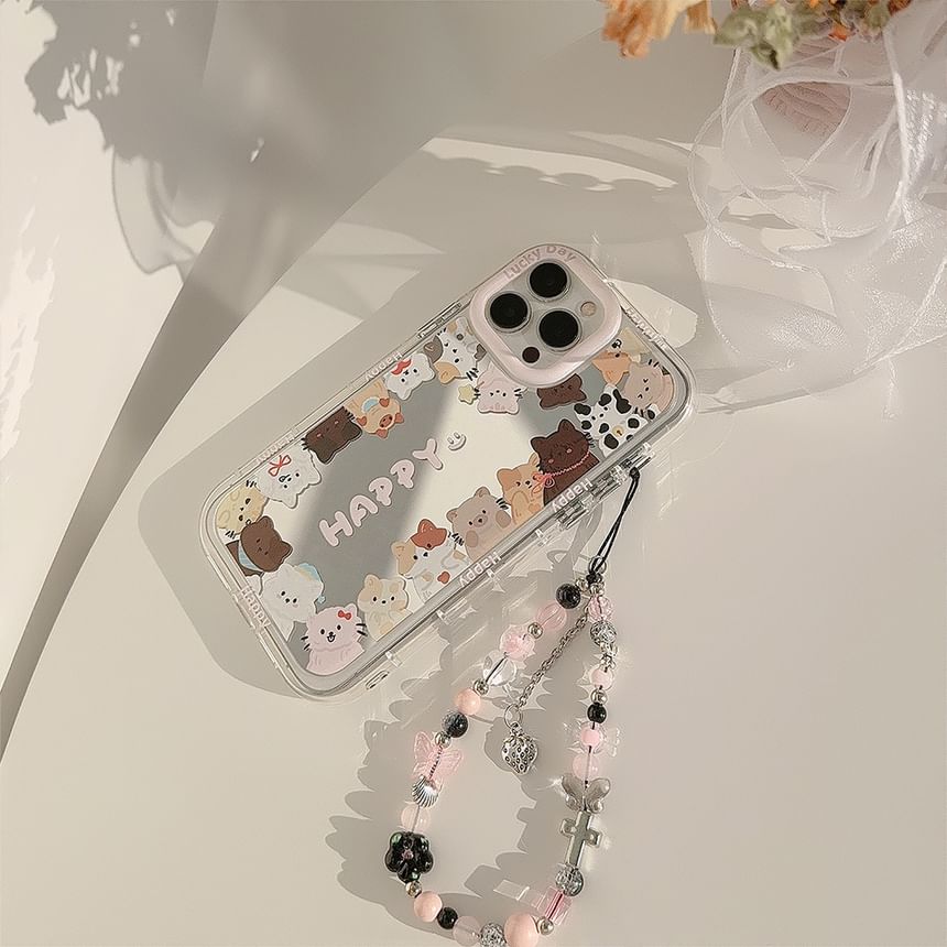 Case Mirrored Phone Cat FashionChic