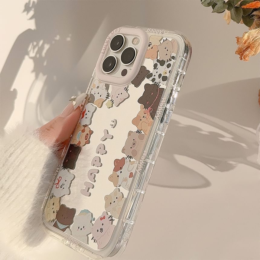 Case Mirrored Phone Cat FashionChic