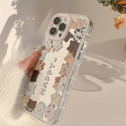 Case Mirrored Phone Cat FashionChic