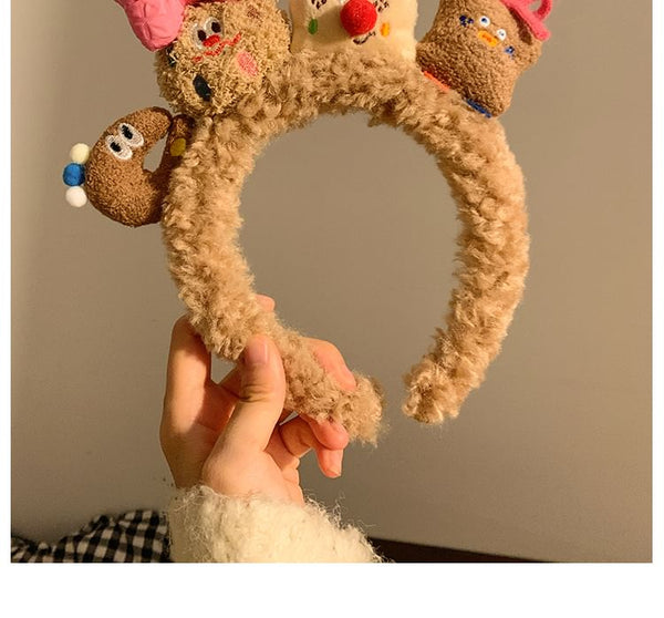 Face (Various Yarn Headband Designs) Wash Cookie FashionChic