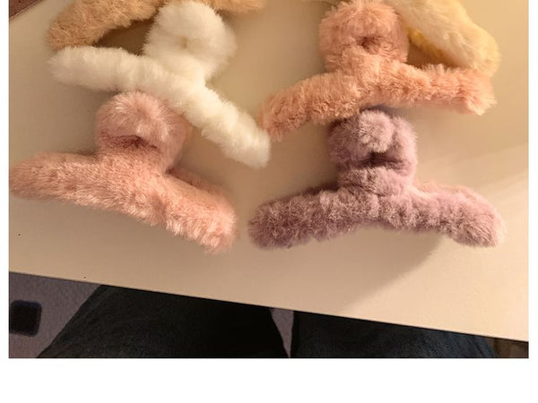 Plain Clamp Hair Chenille FashionChic