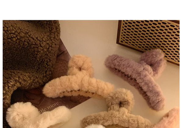 Plain Clamp Hair Chenille FashionChic