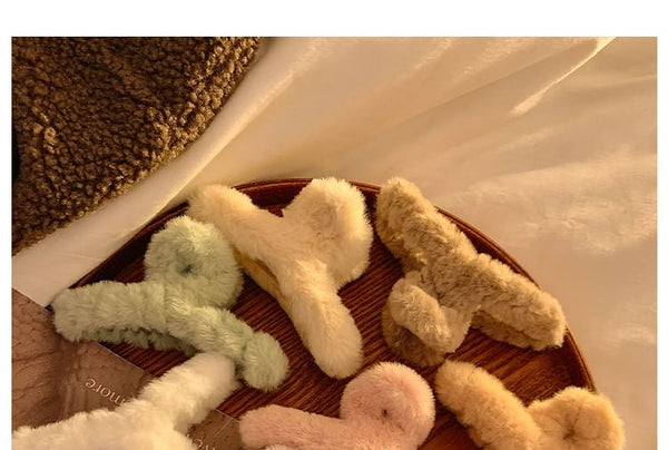 Plain Clamp Hair Chenille FashionChic