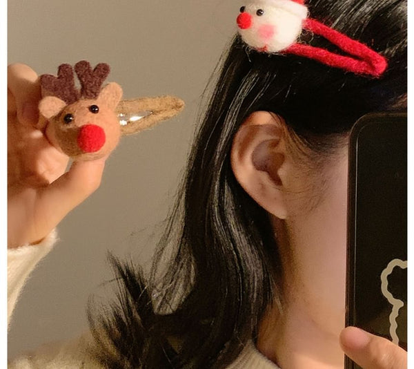 Designs) Hair (Various Clip Felting Set Christmas / FashionChic