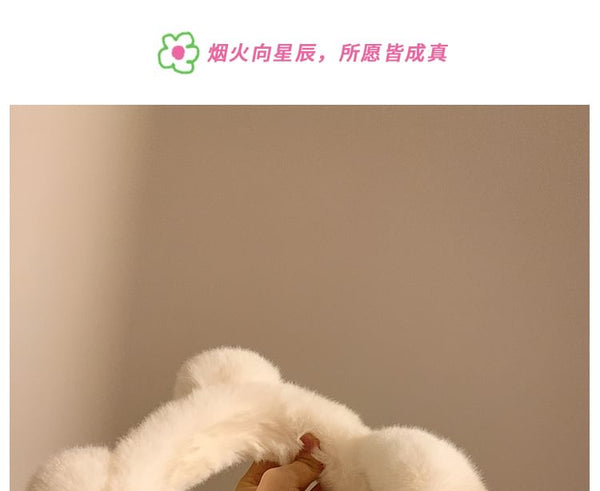 Earmuffs Bear Chenille Ear FashionChic