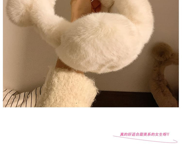 Earmuffs Bear Chenille Ear FashionChic