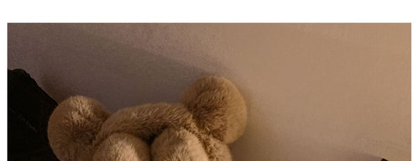 Earmuffs Bear Chenille Ear FashionChic