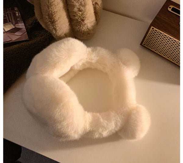 Earmuffs Bear Chenille Ear FashionChic