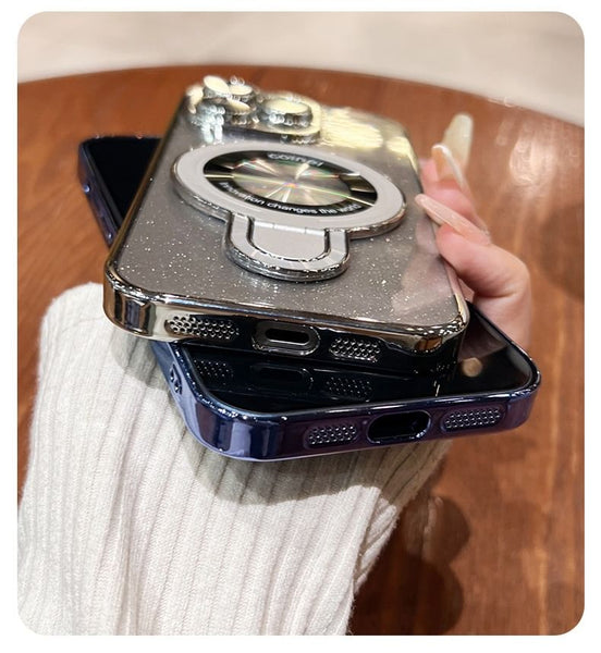 Case Phone Ring Stand Glitter FashionChic