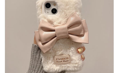 Chenille Bow Case Phone FashionChic