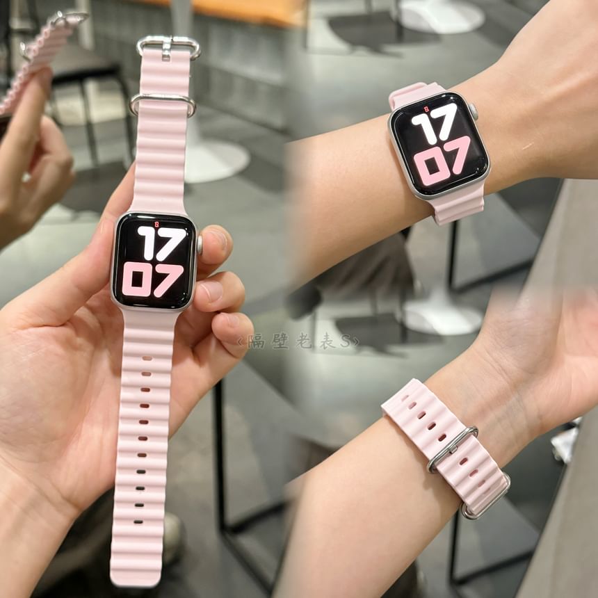 Silicone / Case Strap Band Milanese Nylon Protective Apple Plastic Watch FashionChic