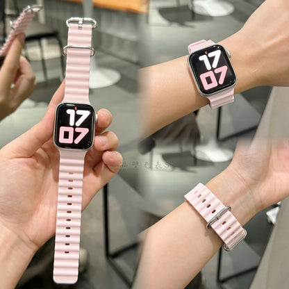 Silicone / Case Strap Band Milanese Nylon Protective Apple Plastic Watch FashionChic